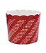 SWEET DIVIDE Large 5 oz Disposable Baking & Snack Cups - Red - 20 Pk