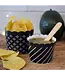SWEET DIVIDE Large 5 oz Disposable Baking & Snack Cups - Black - 20 Pk