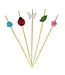 SWEET DIVIDE 4.75" Cocktail & Appetizer Picks - Garden Party - 24 Count