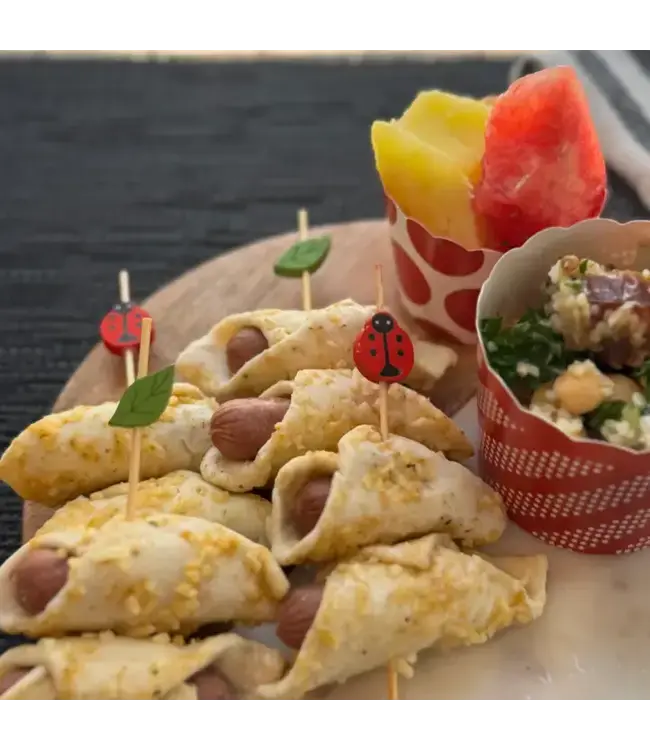 SWEET DIVIDE 4.75" Cocktail & Appetizer Picks - Garden Party - 24 Count