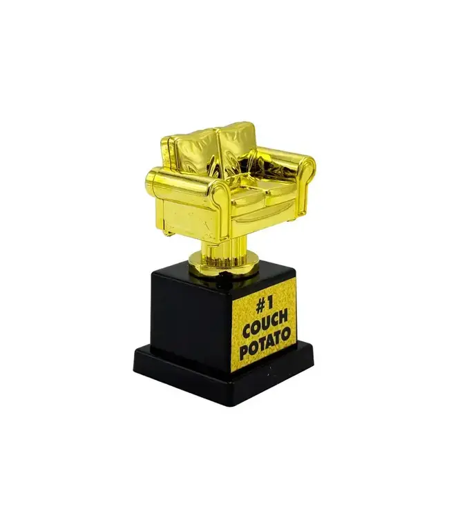 ISLAND DOGS #1 Couch Potato Trophy - Novelty Gag Award