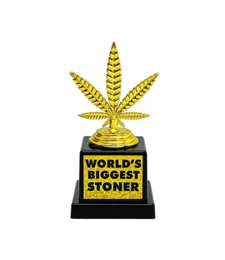 ISLAND DOGS World's Biggest Stoner Trophy  - Novelty Gag Award