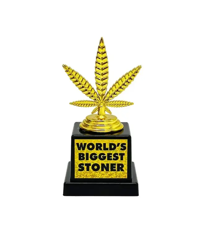 ISLAND DOGS World's Biggest Stoner Trophy  - Novelty Gag Award