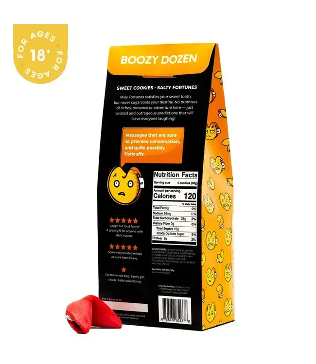 MISS FORTUNES The Boozy Dozen - It's Like Happy Hour in Your Mouth!