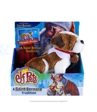 The LumiStella Company Elf Pets®: A St. Bernard Tradition