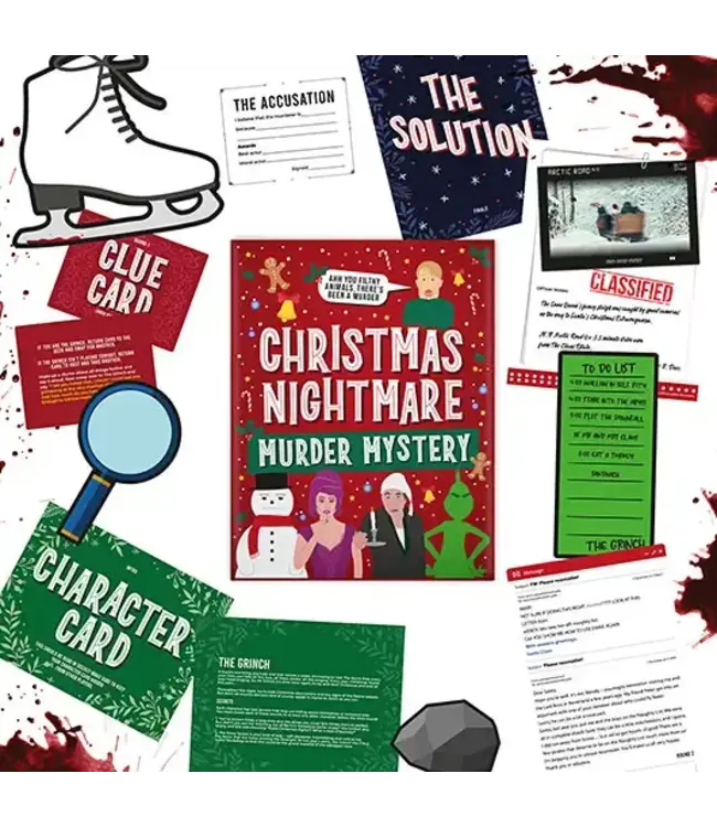 GIFT REPUBLIC Christmas Nightmare Murder Mystery