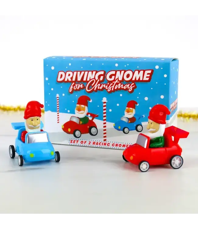 GIFT REPUBLIC Driving Gnome For Christmas - Set of 2