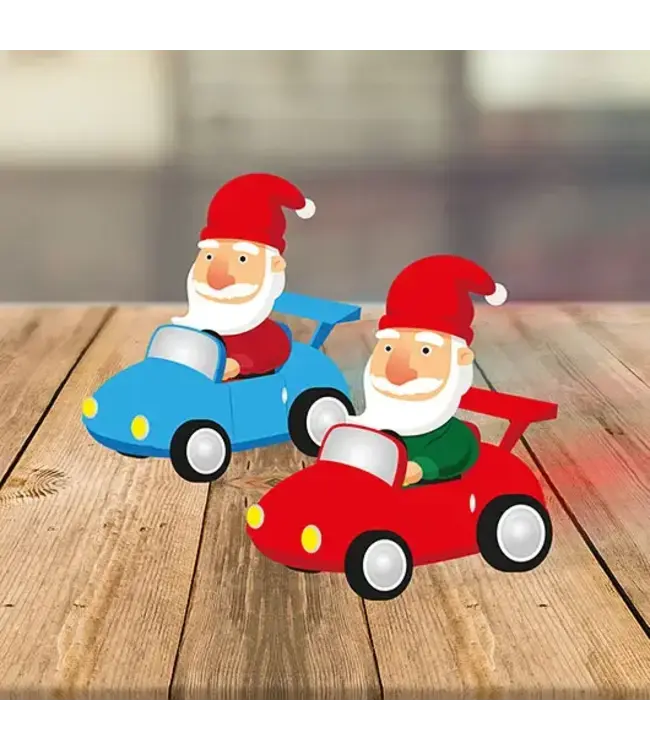GIFT REPUBLIC Driving Gnome For Christmas - Set of 2