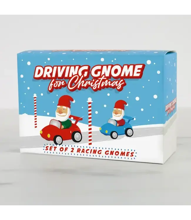 GIFT REPUBLIC Driving Gnome For Christmas - Set of 2