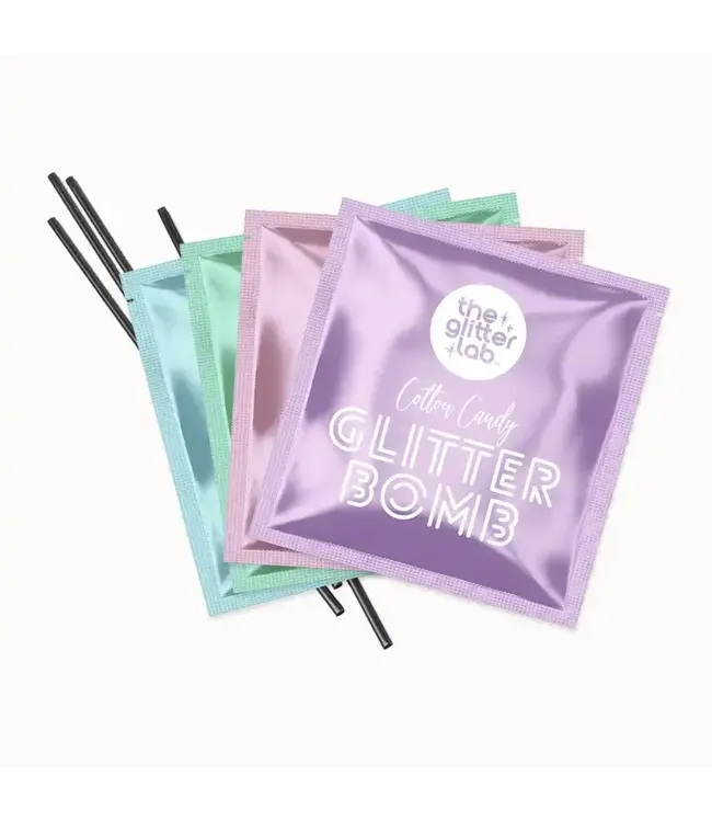 THE GLITTER LAB Glow Drink Glitter Bombs For Cocktails, Mocktails & Bubbly