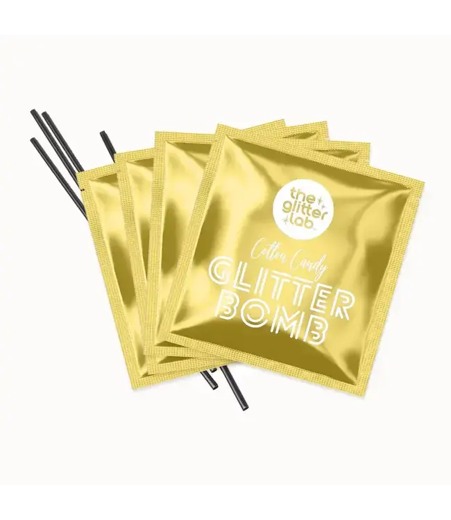 THE GLITTER LAB Gold Drink Glitter Bombs For Cocktails, Mocktails & Bubbly