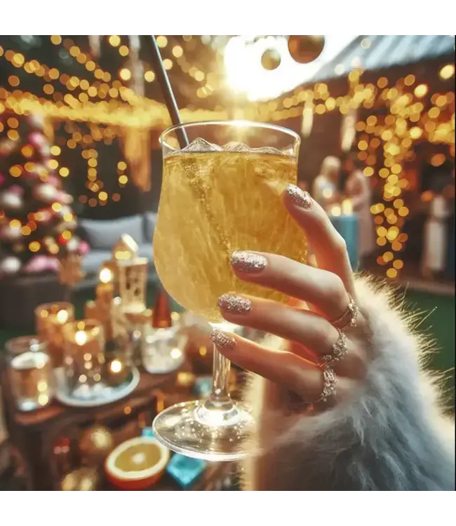 THE GLITTER LAB Gold Drink Glitter Bombs For Cocktails, Mocktails & Bubbly