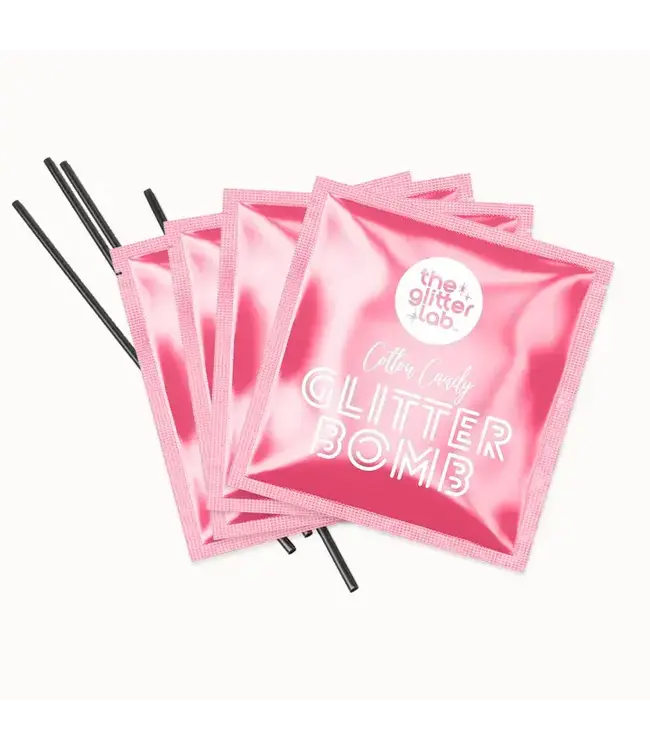 THE GLITTER LAB Pink Drink Glitter Bombs For Cocktails, Mocktails & Bubbly