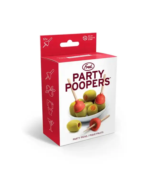 FRED & FRIENDS Party Poopers - Cocktail Picks-12