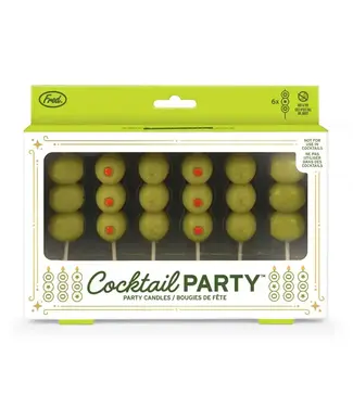FRED & FRIENDS Cocktail Party Olive Candles - Set of 6