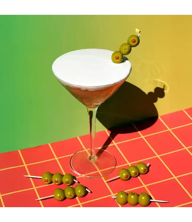 FRED & FRIENDS Cocktail Party Olive Candles - Set of 6