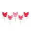 FRED & FRIENDS Wrap Party Bow Candles, Set of 5