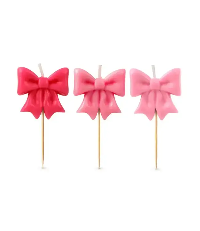 FRED & FRIENDS Wrap Party Bow Candles, Set of 5