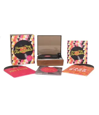 HACHETTE BOOK GROUP Teeny-Tiny Turntable: Includes 3 Mini-Lps To Play!