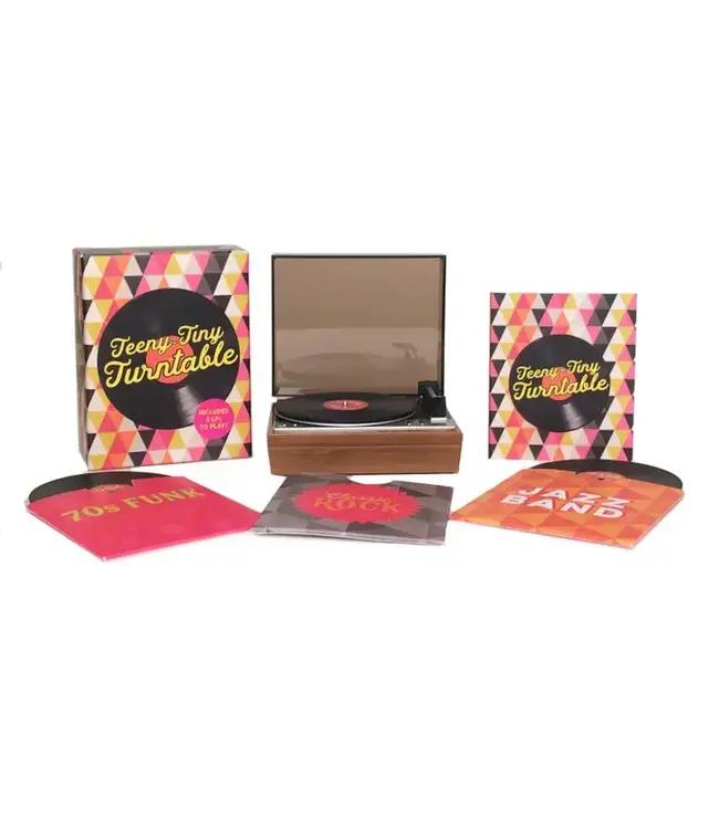 HACHETTE BOOK GROUP Teeny-Tiny Turntable: Includes 3 Mini-Lps To Play!