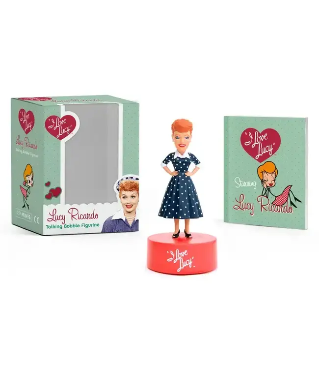 HACHETTE BOOK GROUP I Love Lucy: Lucy Ricardo Talking Bobble Figurine