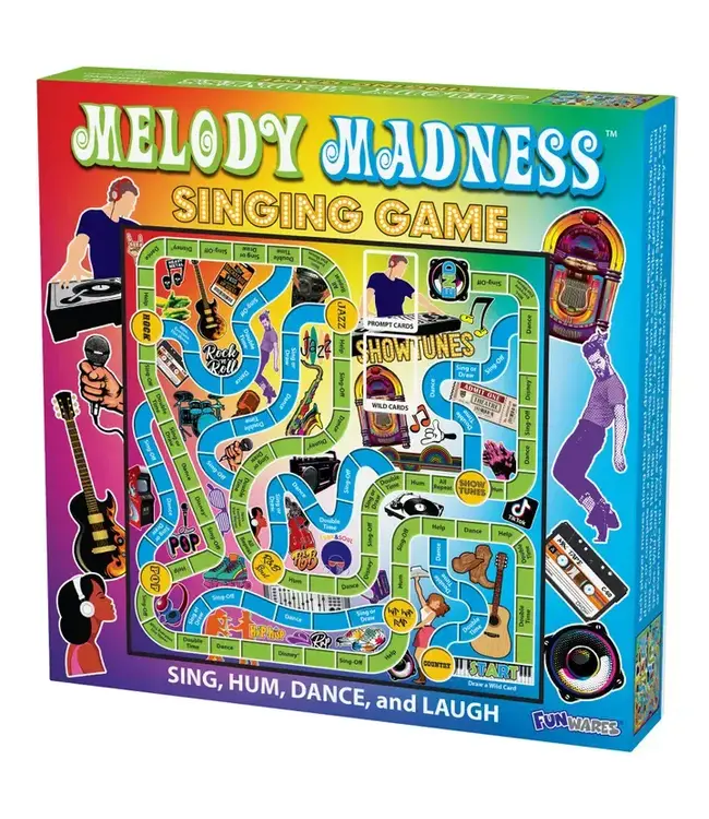 UT BRANDS Melody Madness Singing Game – Family Party, Birthday & Gift