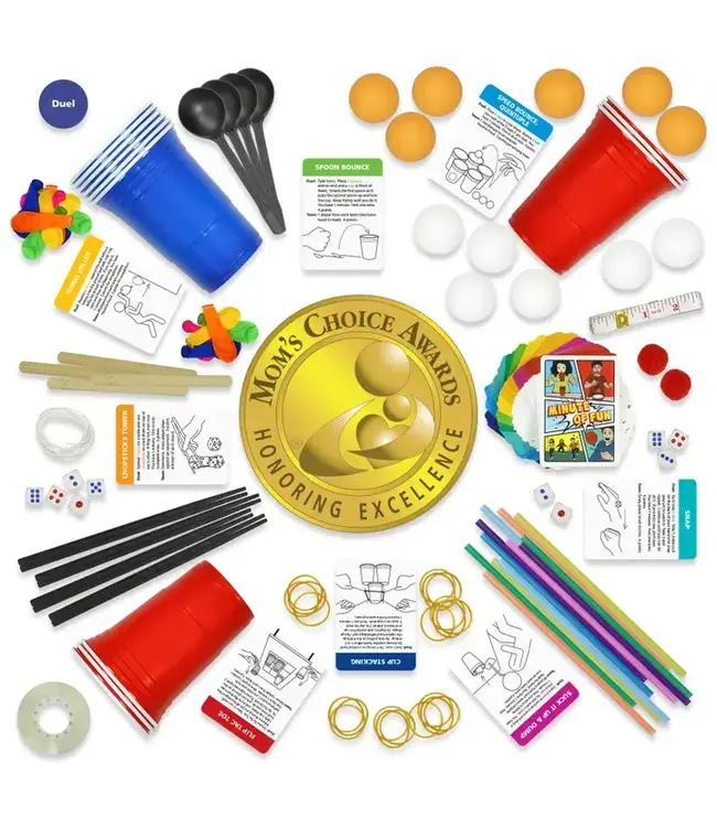 UT BRANDS Minute of Fun – 237 Challenge Family & Party Game, Gift Idea