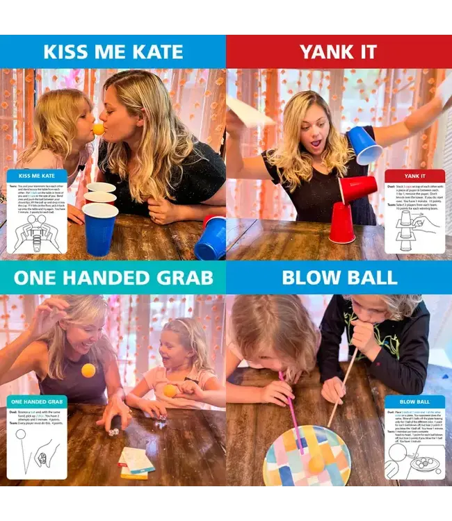 UT BRANDS Minute of Fun – 237 Challenge Family & Party Game, Gift Idea