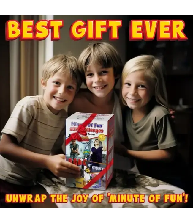UT BRANDS Minute of Fun – 237 Challenge Family & Party Game, Gift Idea