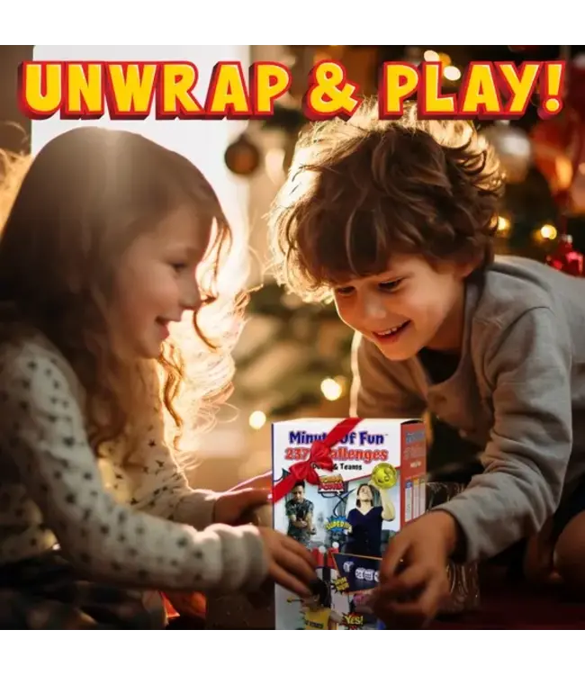 UT BRANDS Minute of Fun – 237 Challenge Family & Party Game, Gift Idea