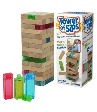 UT BRANDS Tower of Sips – Adult Party Drinking Game, Fun Novelty Gift