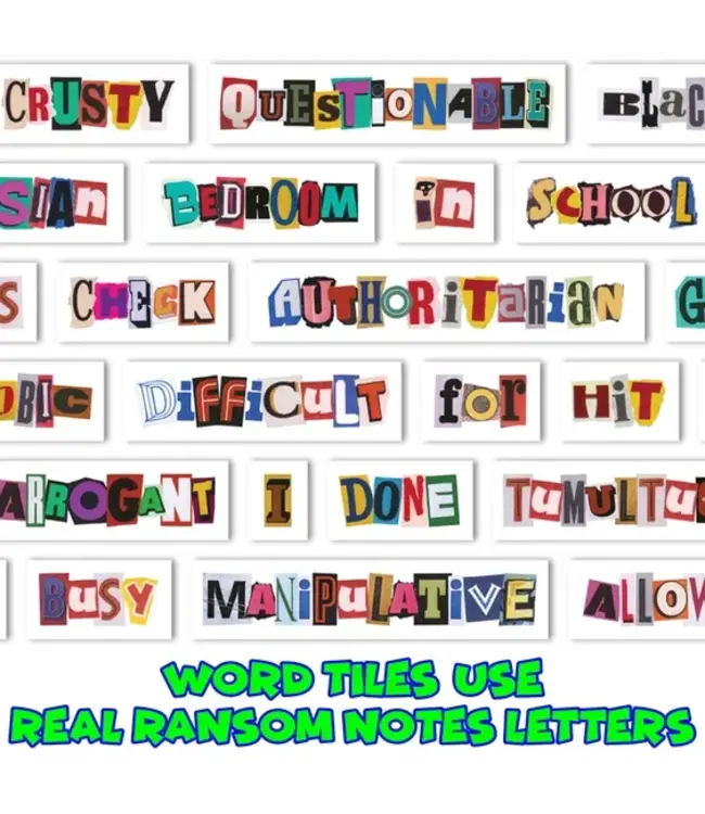 UT BRANDS Ransomizer – Funny Word Party Game For Teens, Adults & Gifts