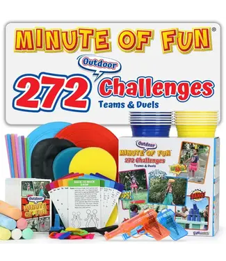 UT BRANDS Minute of Fun Outdoor – 272 Challenge Family & Party Game