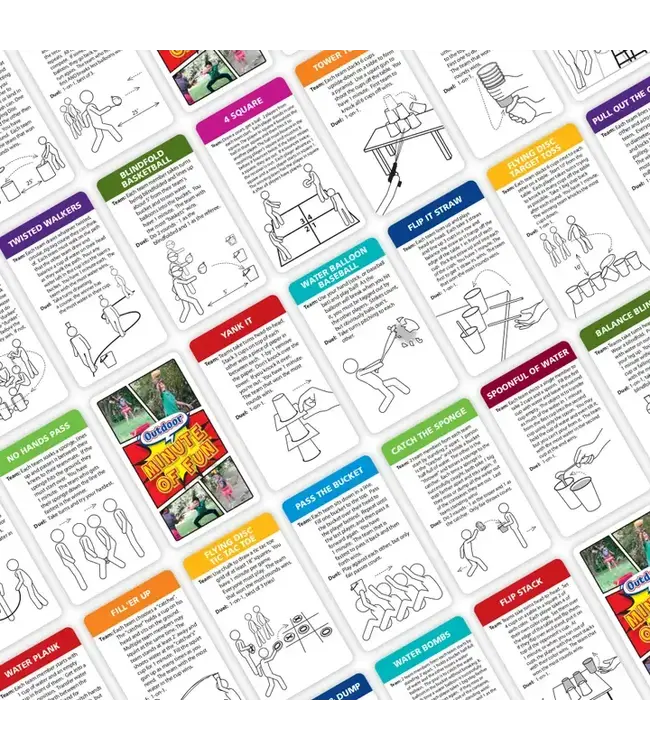 UT BRANDS Minute of Fun Outdoor – 272 Challenge Family & Party Game