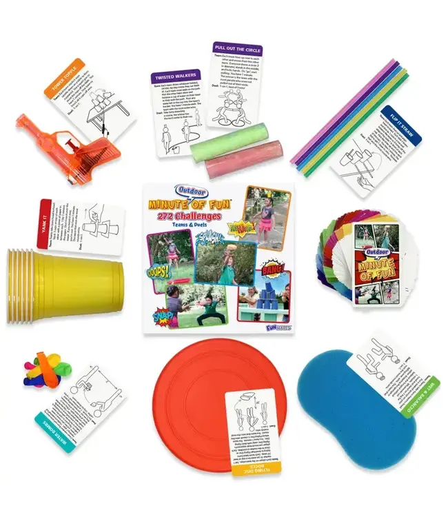 UT BRANDS Minute of Fun Outdoor – 272 Challenge Family & Party Game