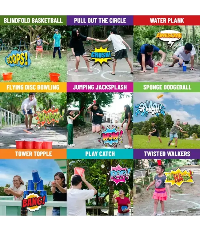 UT BRANDS Minute of Fun Outdoor – 272 Challenge Family & Party Game