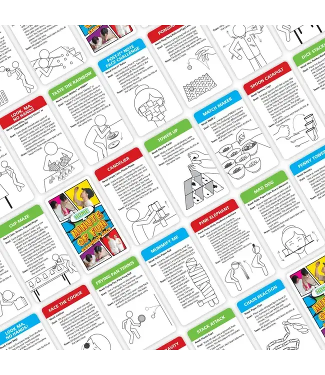 UT BRANDS Minute of Fun Home Edition – Indoor Party & Family Game Gift