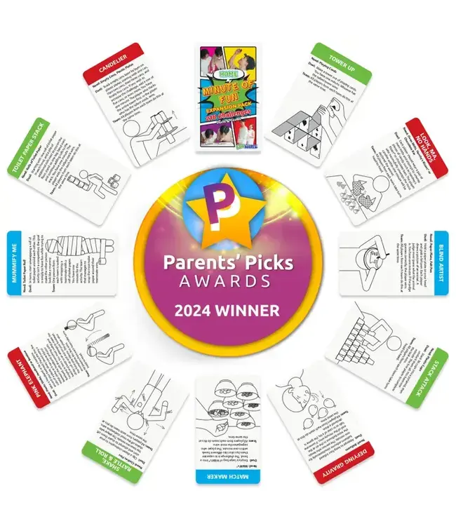 UT BRANDS Minute of Fun Home Edition – Indoor Party & Family Game Gift