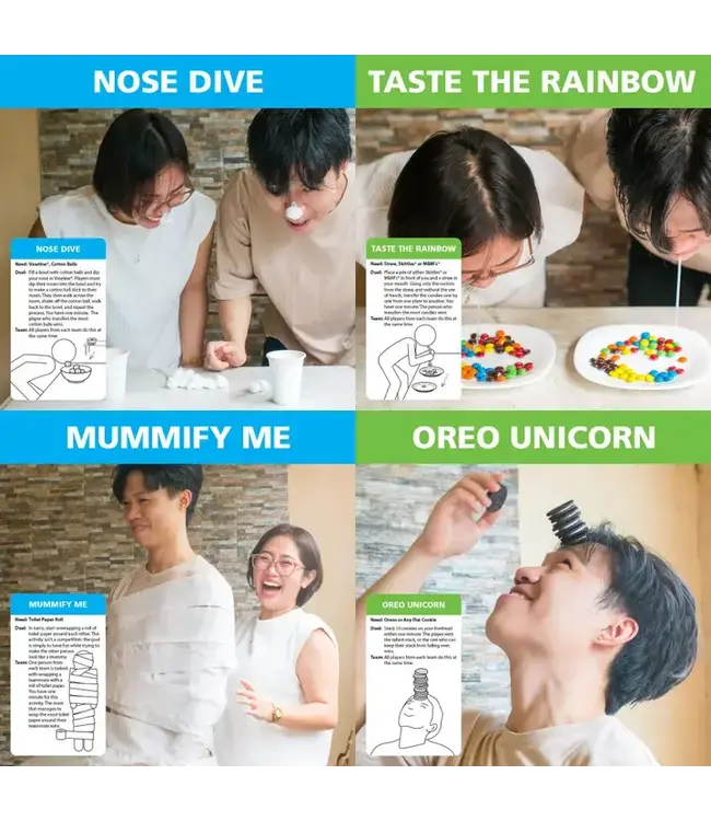 UT BRANDS Minute of Fun Home Edition – Indoor Party & Family Game Gift