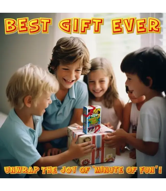 UT BRANDS Minute of Fun Home Edition – Indoor Party & Family Game Gift