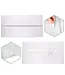 LA RIBBONS WHOLESALE 8" X 8" X 4" Collapsible Gift Box w/ Satin Ribbon & Magnetic | White