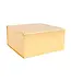 LA RIBBONS WHOLESALE 8X8X4 REUSABLE GIFT BOX GOLD
