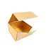 LA RIBBONS WHOLESALE 8X8X4 REUSABLE GIFT BOX GOLD