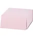 LA RIBBONS WHOLESALE 8" X 8" X 4" Collapsible Gift Box w/ Magnetic Square Flap Lid | Pink