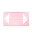 LA RIBBONS WHOLESALE 8" X 8" X 4" Collapsible Gift Box w/ Magnetic Square Flap Lid | Pink