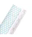 LA RIBBONS WHOLESALE 30" X 10’ Reversible Wrapping Paper | Baby Quilted Diamond and Ric-Rac
