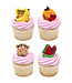 BAKERY CRAFTS Punny Valentine Cupcake Rings - 12 Count