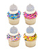 BAKERY CRAFTS Disco Ball Cupcake Rings - 12 Count