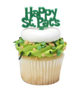 BAKERY CRAFTS Happy St. Pat's DecoPics® - 12 Count