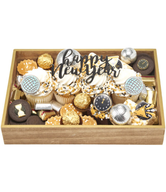 BAKERY CRAFTS Countdown to the New Year Cupcake Rings - 12 Count